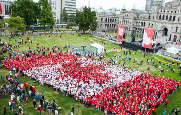 Canada Day at the BC Legislature Victoria BC